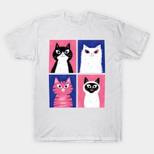 Pop art cats T-Shirt